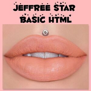 New JEFFREE STAR COSMETICS Velvet Trap Lipstick - Basic HTML